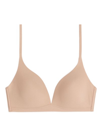 Padded Soft Bra - Beige