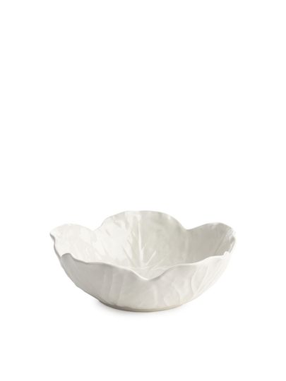Bordallo Pinheiro Cabbage Bowl 17 cm - White