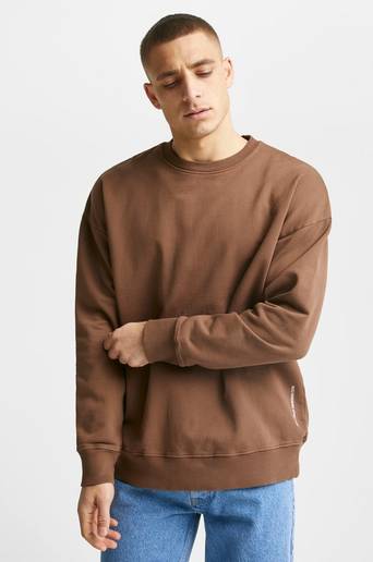 Just Junkies Sweatshirt Garment Crew Brun