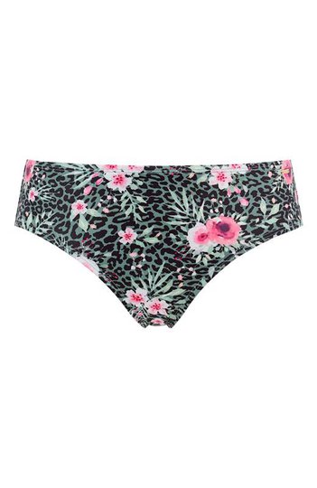 Cellbes Blommig bikinitrosa Grön Blommig