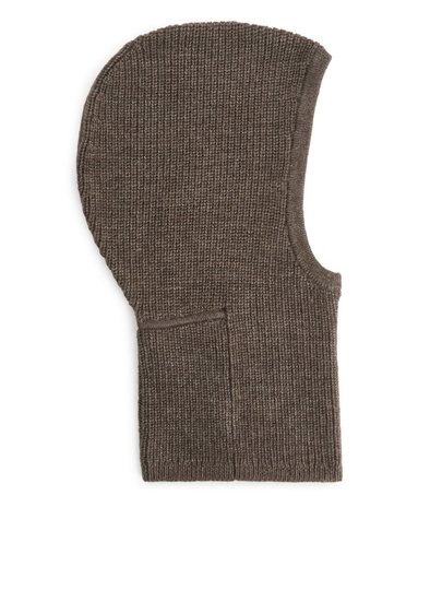 Alpaca Fitted Hoodie - Beige