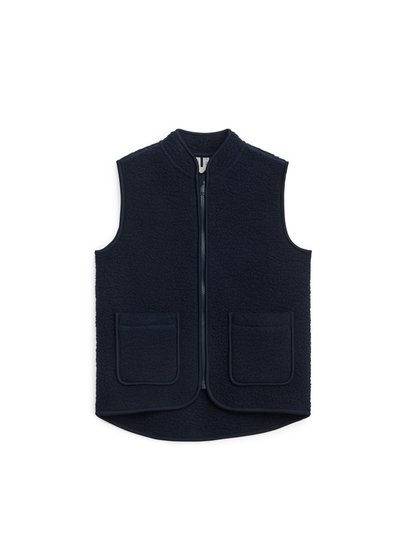 Fleece Vest - Blue