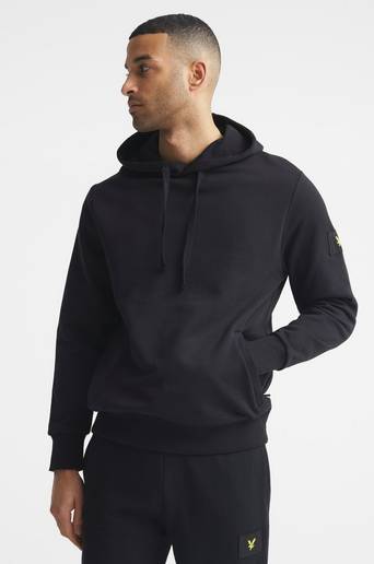 Lyle & Scott Hoodie Double Zip Hoodie Svart