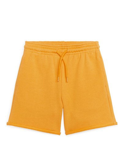 Sweatshirt Shorts - Yellow