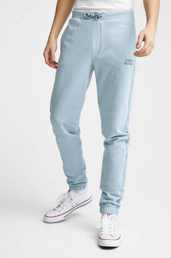 Tommy Hilfiger Sweatpants TH Logo Sweatpants Blå