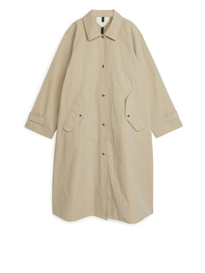 Oversized Car Coat - Beige
