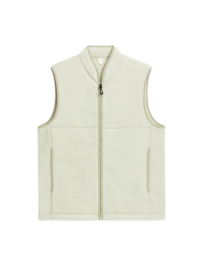 Active Fleece Vest - White