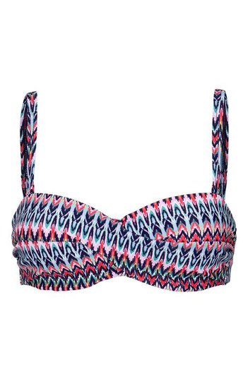 Cellbes Mönstrad bikini-bh Mönstrad Sicksack