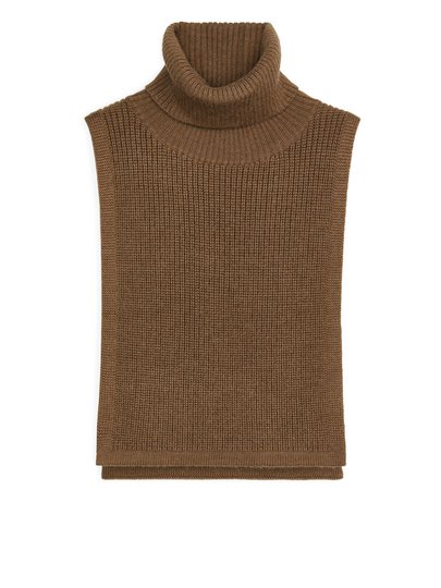 Alpaca Bib Neck - Beige