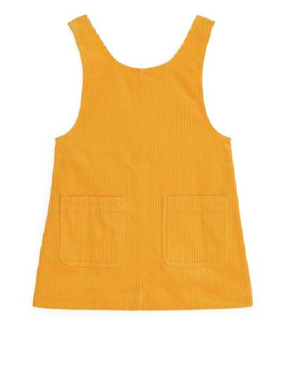 Corduroy Dress - Yellow