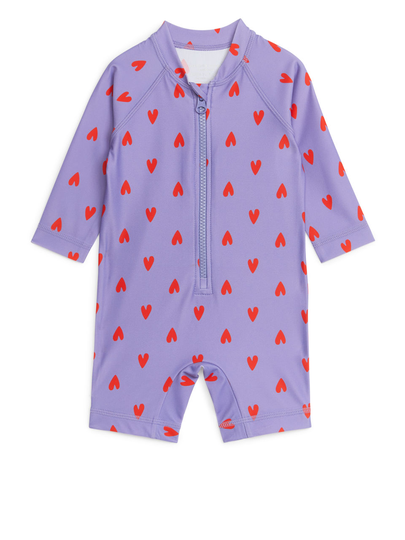 All-in-One Swimsuit UPF50 - Purple