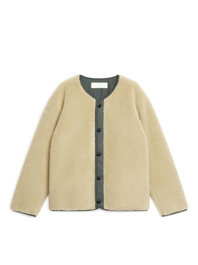 Wool Fleece Liner Jacket - Grey