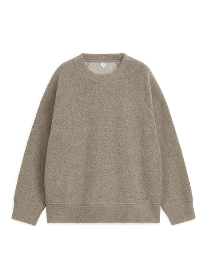 Pile Sweatshirt - Beige