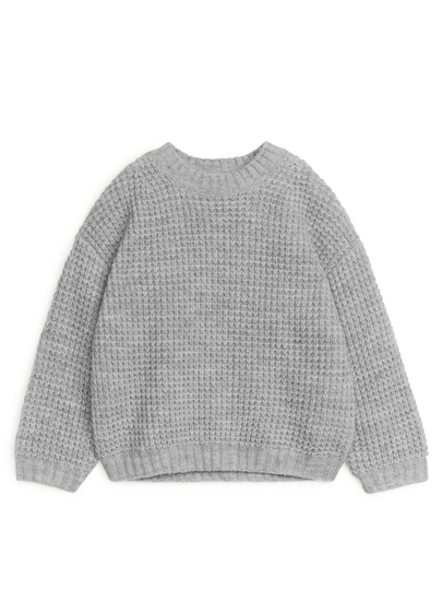 Wool Blend Jumper - Grey
