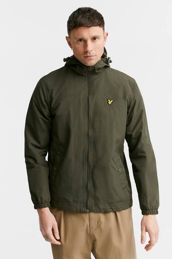 Lyle & Scott Jacka Zip Through Hooded Jacket Grön