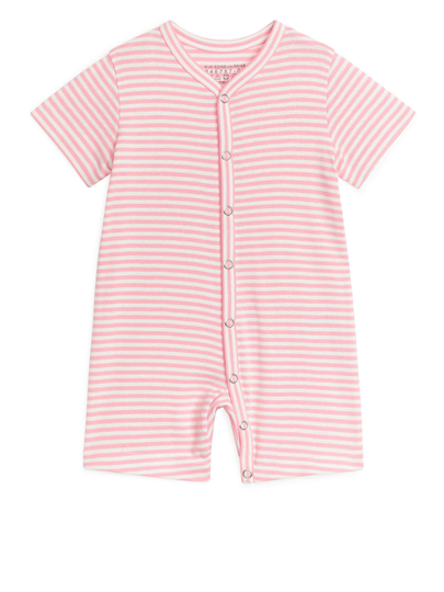 Short Sleeve All-in-One Pyjama - Pink