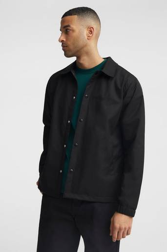 Woodbird Overshirt Frane Coach Jacket Svart