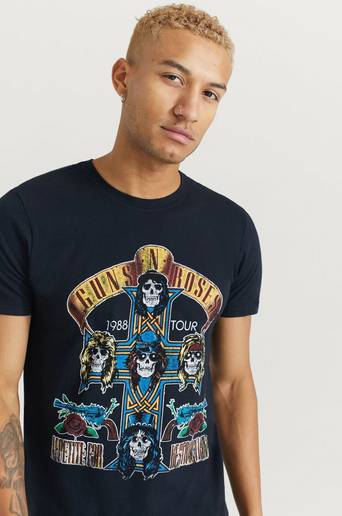 Rock Off T-shirt Guns N' Roses Tee Svart