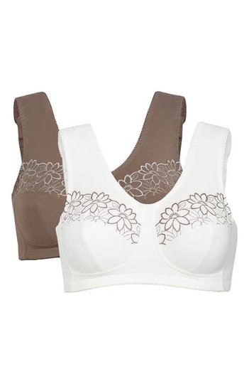 Cellbes Lily soft-bh Lily 2-Pack Nougat Vit