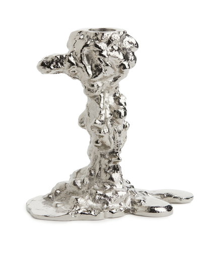 Pols Potten Drip Candle Holder S - Silver