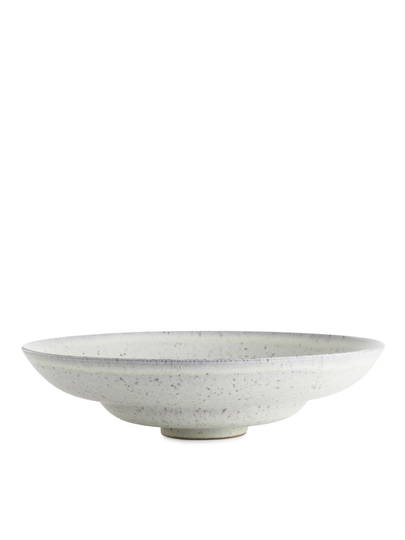Sculpted Serving Bowl 30 cm - White