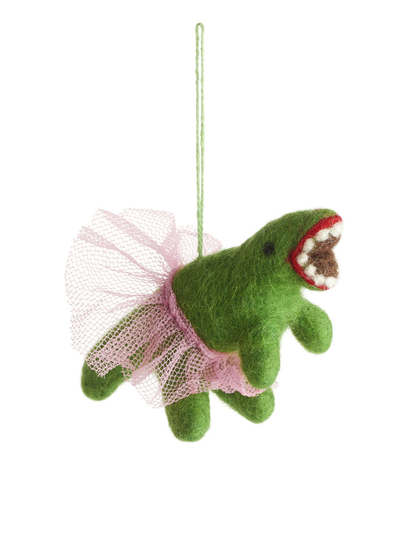 Felt So Good Ballerina Dinosaur - Green