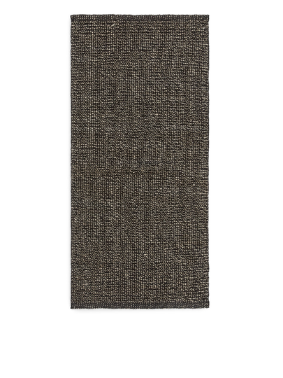Jute Rug 70 x 150 cm - Black