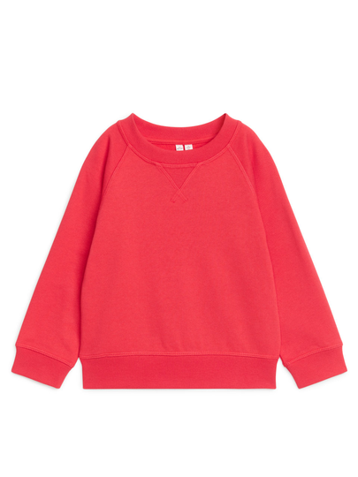 French Terry Sweatshirt - Red