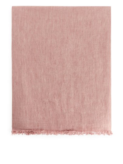 Linen Blanket 170 x 130 cm - Pink