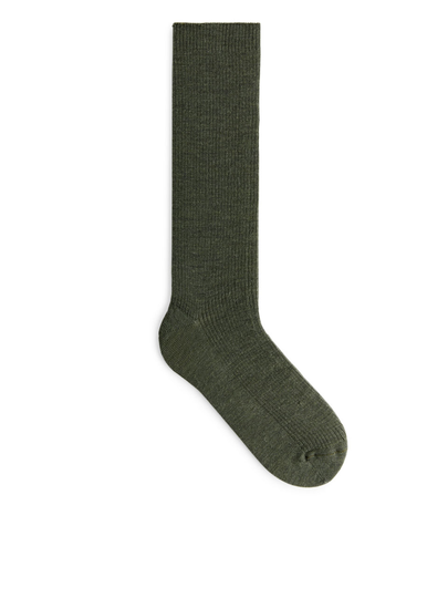 Wool Socks - Green