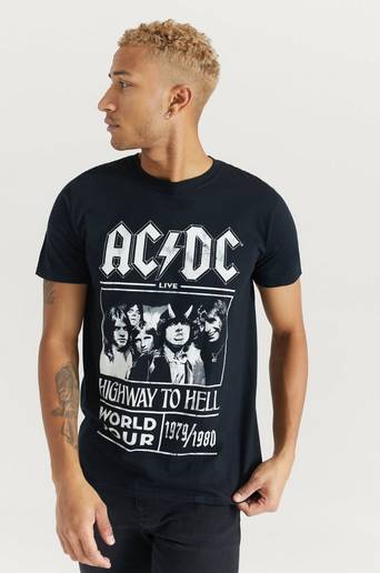 Rock Off T-shirt AC/DC Tee Svart
