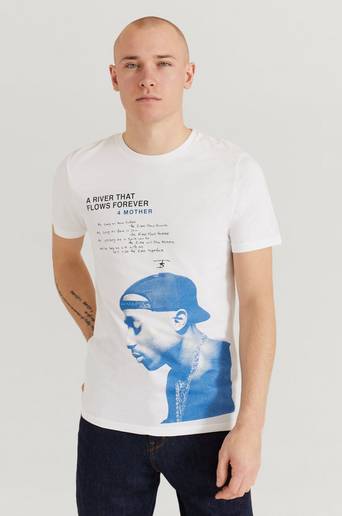 Rock Off T-shirt Tupac Tee Vit