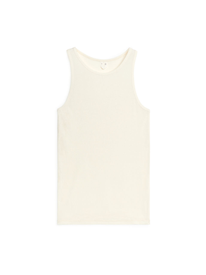 Silk Tank Top - White