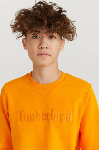 Timberland Sweatshirt Logo Sweatshirt Orange