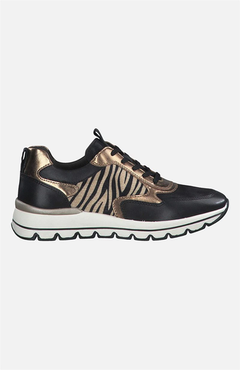 Sneaker med zebratryck