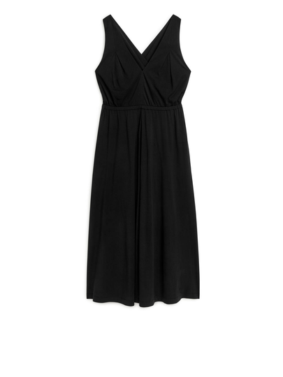 Cross Straps Dress - Black