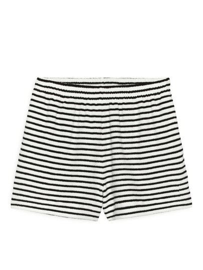 Towelling Shorts - Black