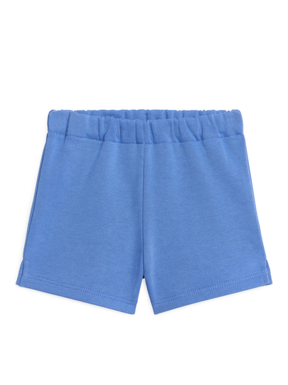 Cotton Terry Shorts - Blue