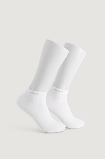 BOSS 2-Pack Strumpor AS Sneaker Socks Vit