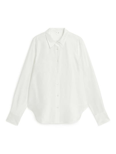 Silk Shirt - White
