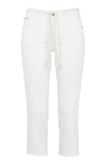 Cream Ankeljeans Vava Vit