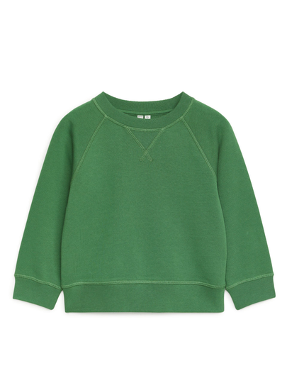 Crew-Neck Sweatshirt - Green