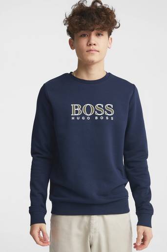 BOSS Sweatshirt Blå