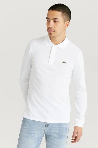 Lacoste Pikétröja Long Sleeve Original Polo Piké Vit