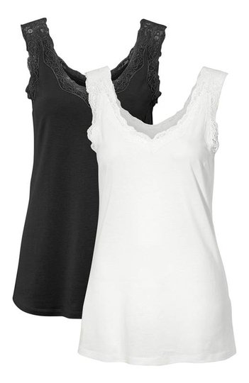 Cellbes Linne 2-Pack Offwhite Svart