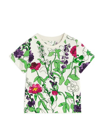 Garden Flora T-Shirt - Beige
