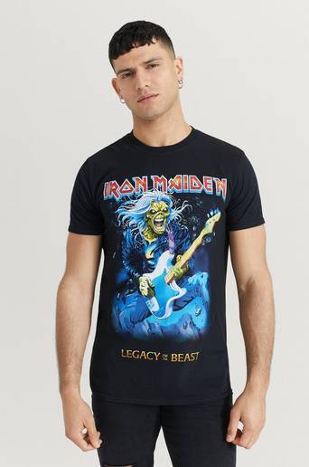 Rock Off T-shirt Iron Maiden Tee Svart