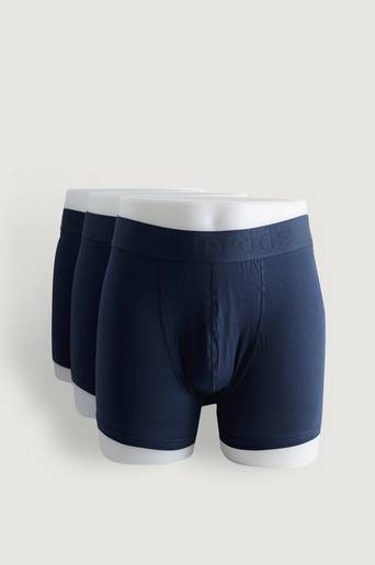 Resteröds Boxerkalsonger 3-pack Organic Cotton Blå