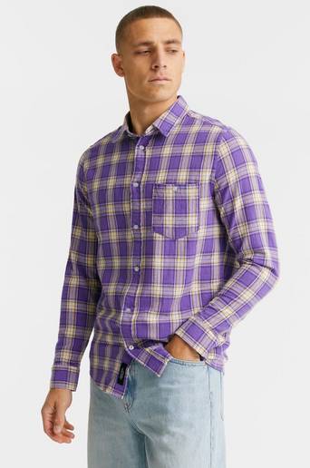 Legends Skjorta Odessa Check Shirt Lila