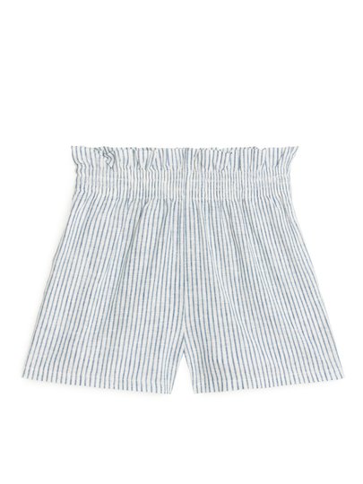 Paperbag Shorts - White
